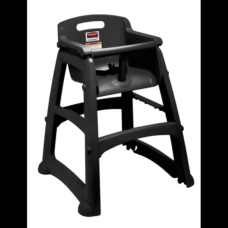 High Chair Y Black PP Wheels 1/Each