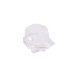 Cupcake Muffin Hinged Container With Dome Lid 3.95X4.75X3.46 IN PET Clear Round 320/Case