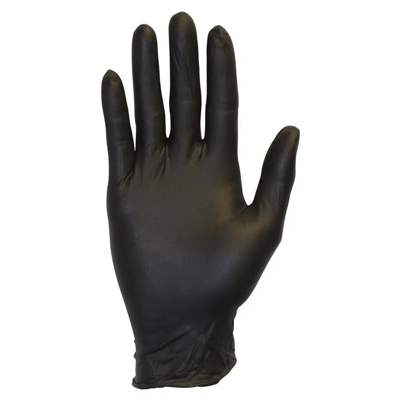 Safety Zone® Gloves Large (LG) Black 4.3MIL Nitrile Disposable Powder-Free 1000/Case