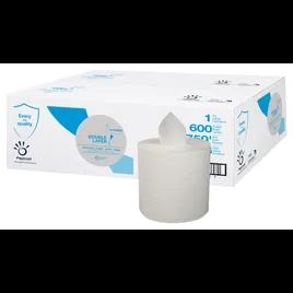 Heavenly Soft Roll Paper Towel 750 FT White Centerpull 6 Rolls/Case