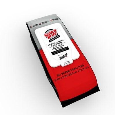 Scotch-Brite™ Oven & Grill Cleaner Wipe 30 Count/Pack 6 Packs/Case 180 Count/Case