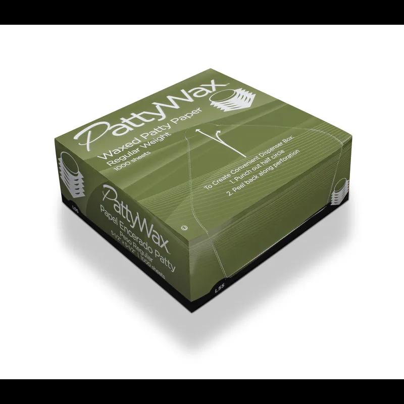 Bagcraft® Patty Sheet 4.75X5 IN Dry Wax Paper 24000/Case