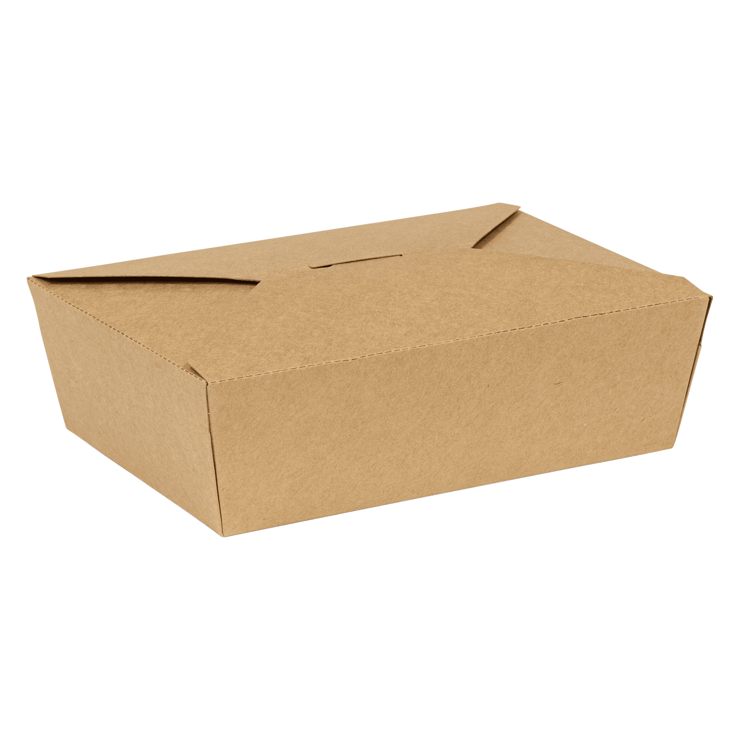 INNOBOX EDGE #3 Take-Out Box Fold-Top 7.625X5.375X2.5 IN Kraft 130/Case
