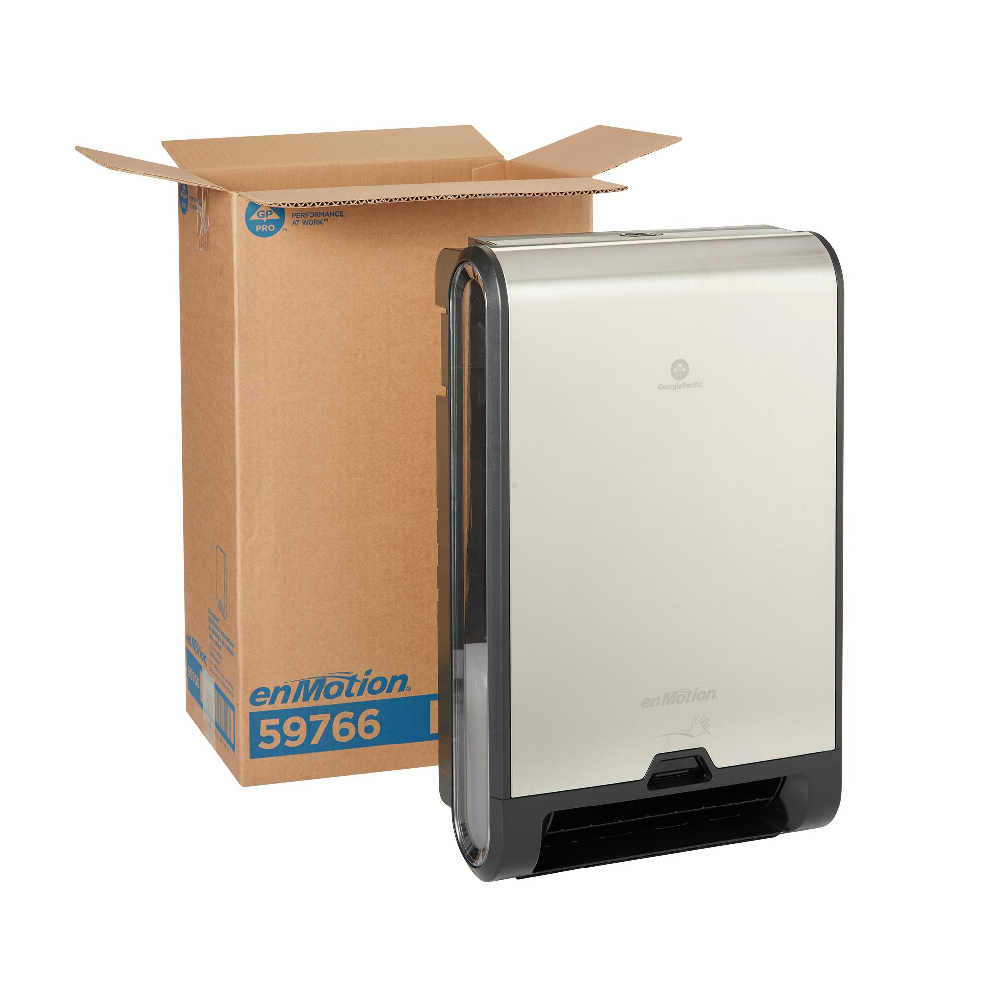 enMotion® Flex Paper Towel Dispenser 7.96X13.31X21.25 IN Stainless Steel Wall Mount 1-Roll Recessed Touchless 1/Each