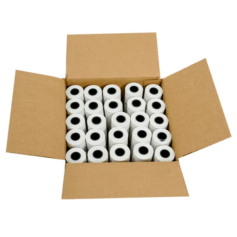 Credit Card Cash Register Receipt Roll 2.25IN X40FT White Thermal Paper 50/Case