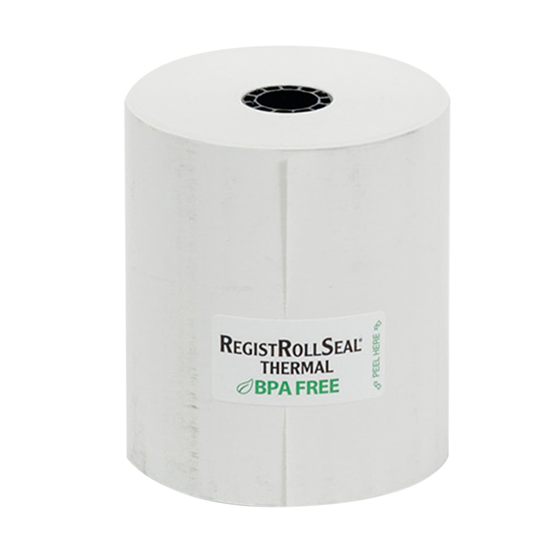 Register Tape Roll 3.13IN X230FT 1PLY White Thermal 50/Case