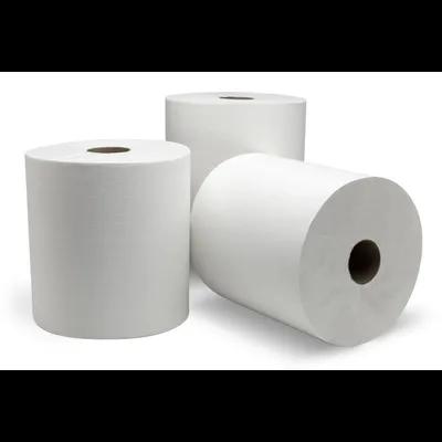 Roll Paper Towel 10IN 800 FT White Standard Roll 2.3IN Core Diameter 6 Rolls/Case