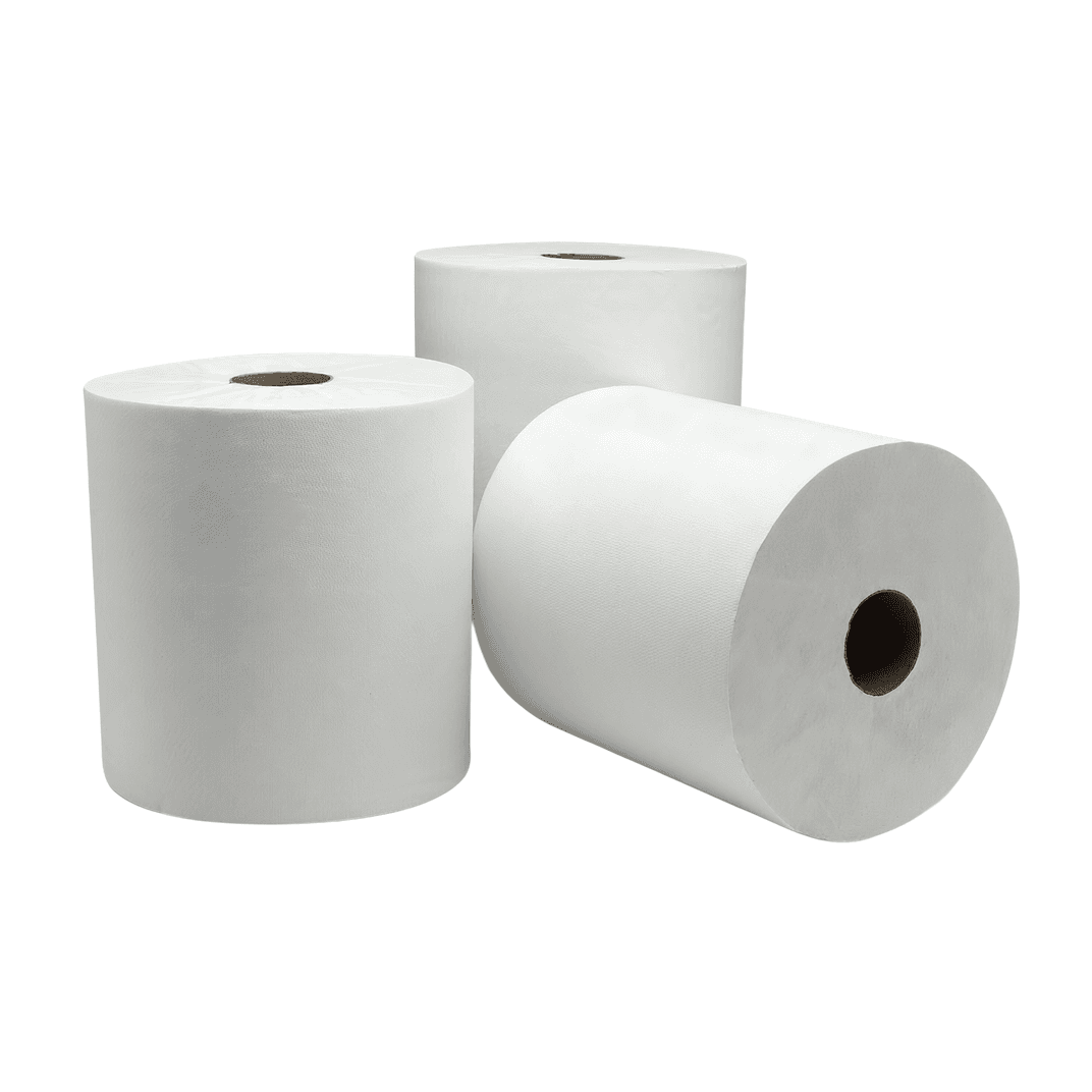 Roll Paper Towel 10IN 800 FT White Standard Roll 2.3IN Core Diameter 6 Rolls/Case