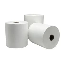 Roll Paper Towel 10IN 800 FT White Standard Roll 2.3IN Core Diameter 6 Rolls/Case