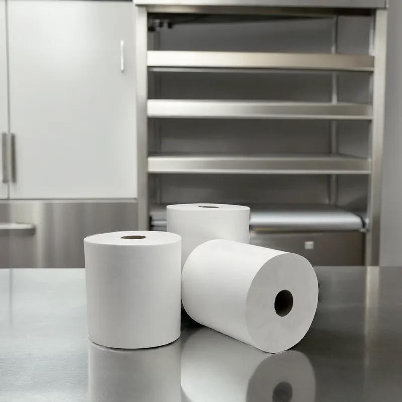 Roll Paper Towel 10IN 800 FT White Standard Roll 2.3IN Core Diameter 6 Rolls/Case