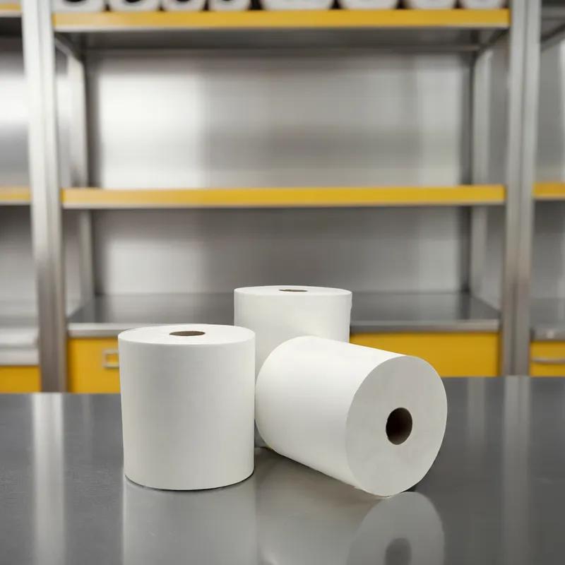 Roll Paper Towel 10IN 800 FT White Standard Roll 2.3IN Core Diameter 6 Rolls/Case