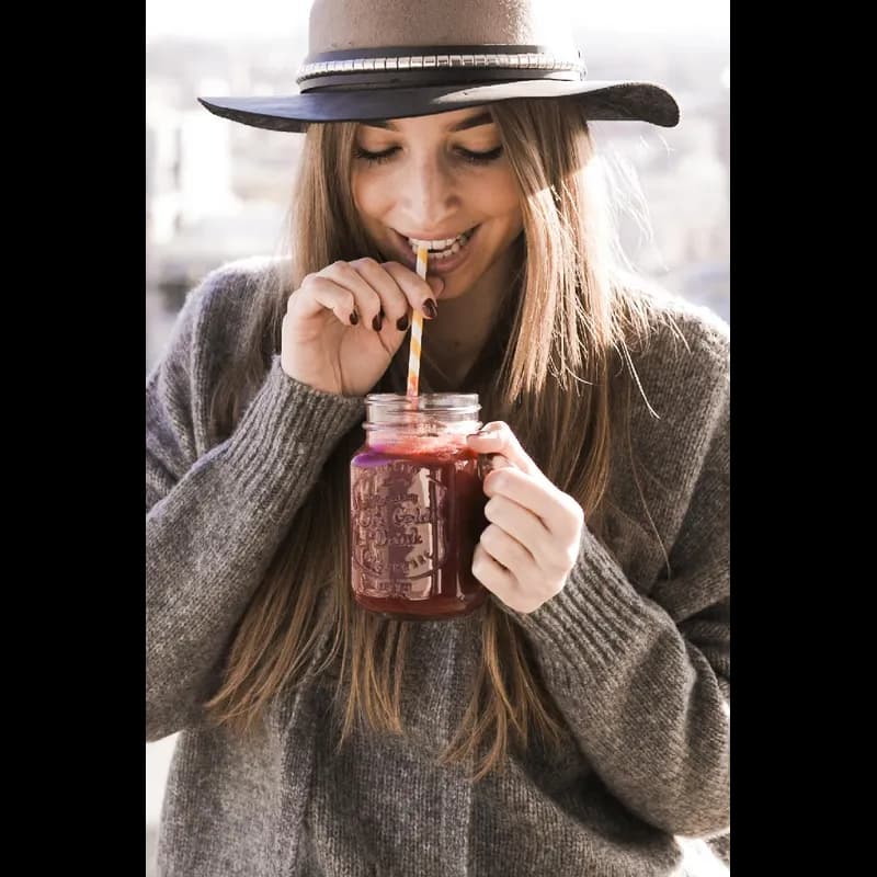 Straw 0.2X7.75 IN Paper Yellow Stripe Unwrapped 500 Count/Pack 6 Packs/Case 3000 Count/Case