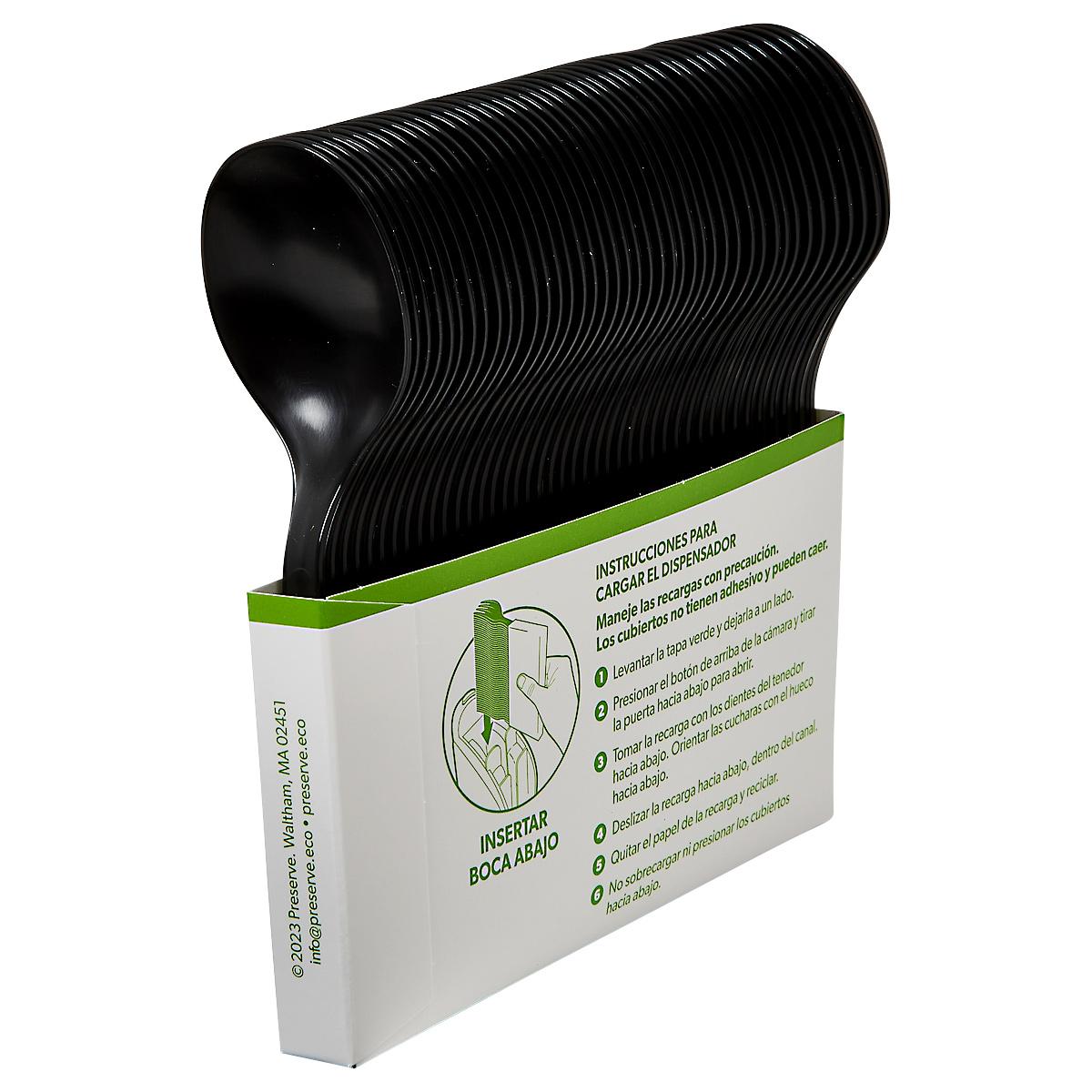 Soup Spoon RPP Black Medium Weight Banded 840/Case