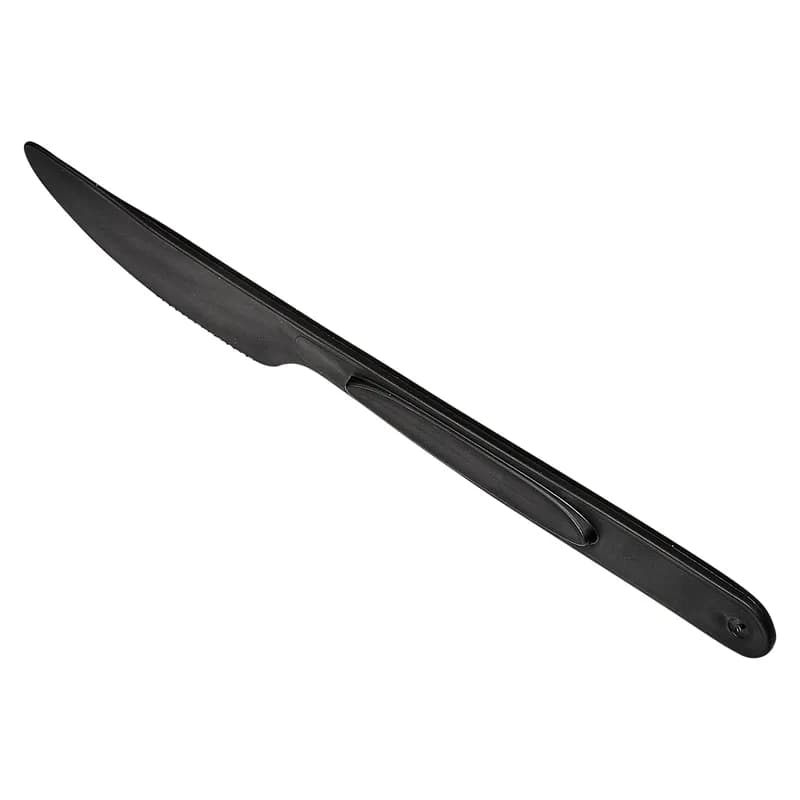 Knife PP Black Medium Weight 840/Case
