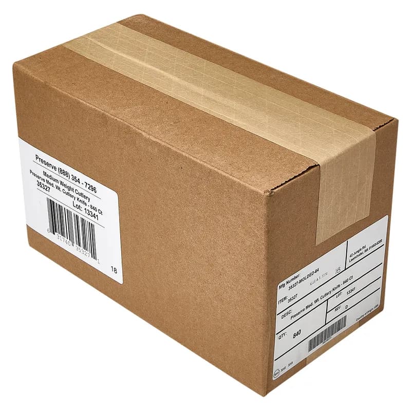 Knife PP Black Medium Weight 840/Case