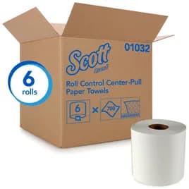 Scott® Roll Paper Towel 700 FT White Centerpull 700 Sheets/Roll 6 Rolls/Case 4200 Sheets/Case