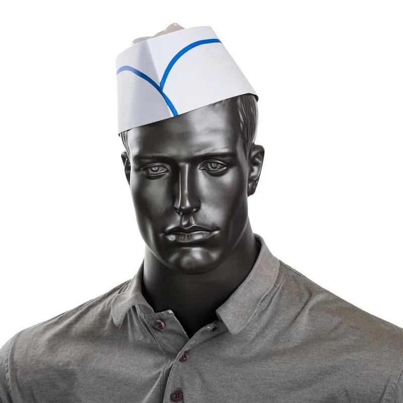 Overseas Cap (Side Cap) White Paper 1000/Case