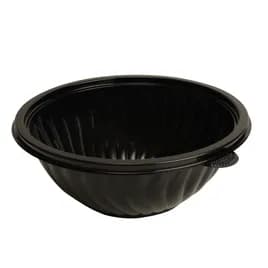 Serving Bowl 80 OZ Plastic Black 25/Case
