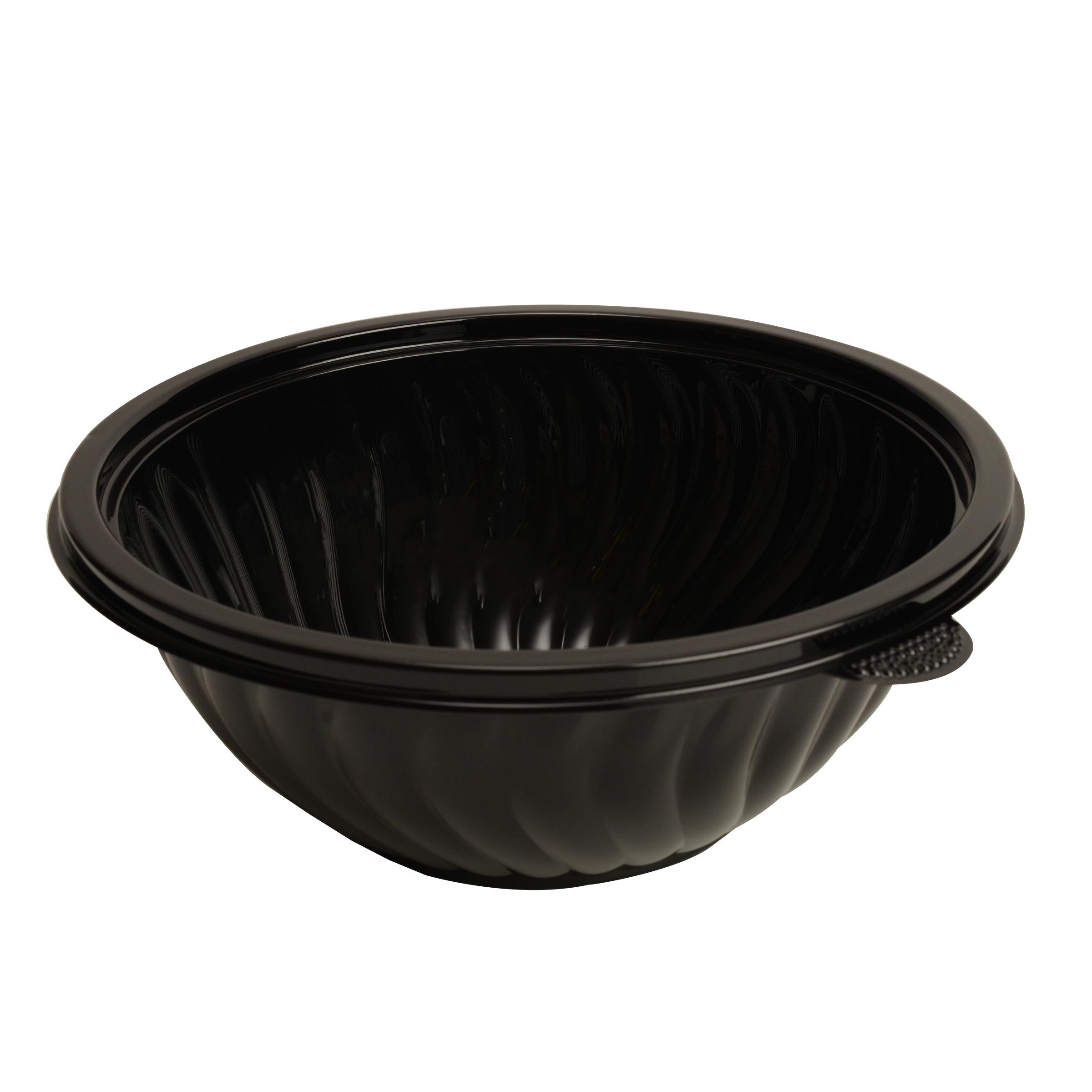 Serving Bowl 80 OZ Plastic Black 25/Case