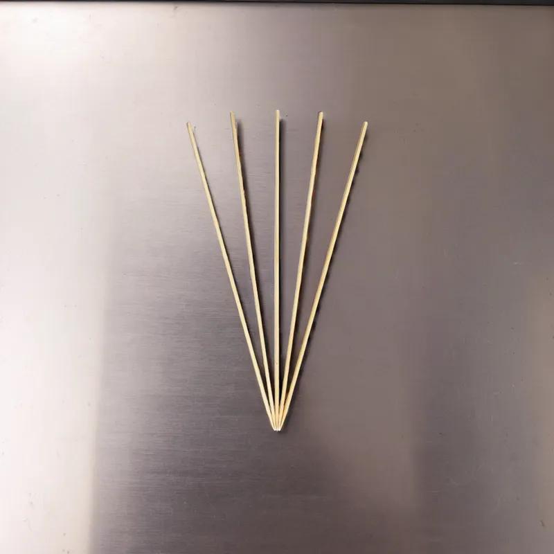 Shishkabob Skewer 10 IN Bamboo Round Natural 12000/Case