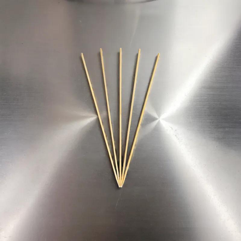Shishkabob Skewer 10 IN Bamboo Round Natural 12000/Case