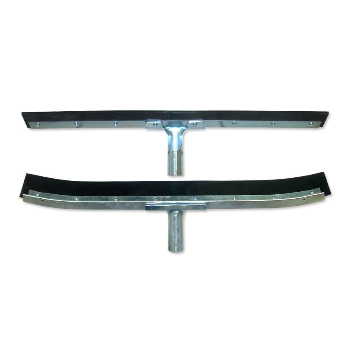 Floor Squeegee Heavy Duty Rubber Steel Black Straight With 18IN Head 1/Each