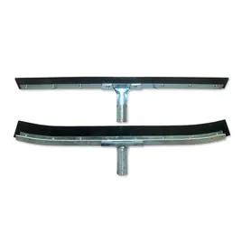 Floor Squeegee Heavy Duty Rubber Steel Black Straight With 18IN Head 1/Each