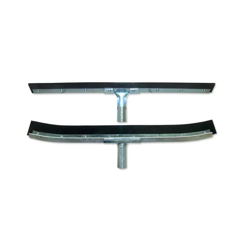Floor Squeegee Heavy Duty Rubber Steel Black Straight With 18IN Head 1/Each