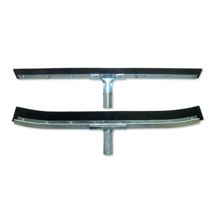 Floor Squeegee Heavy Duty Rubber Steel Black Straight With 18IN Head 1/Each