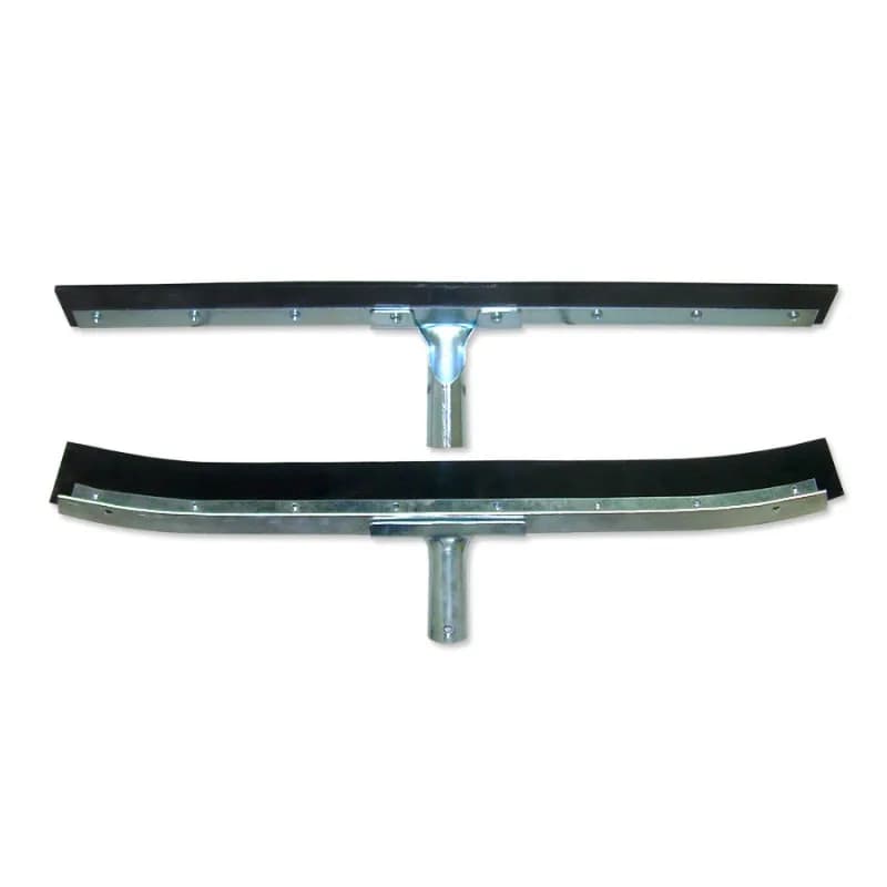 Floor Squeegee Heavy Duty Rubber Steel Black Straight With 30IN Head 1/Each