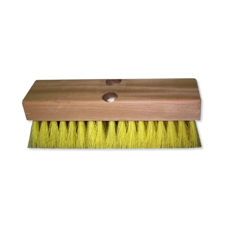 Deck Brush 12 IN Wood PP 2IN Bristles Wood Block 1/Each