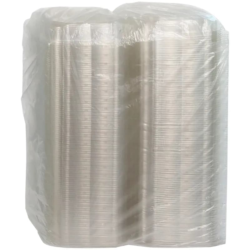 Clear Advantage® Take-Out Container Hinged With Dome Lid 8X8X2.875 IN RPET Clear Square 200/Case