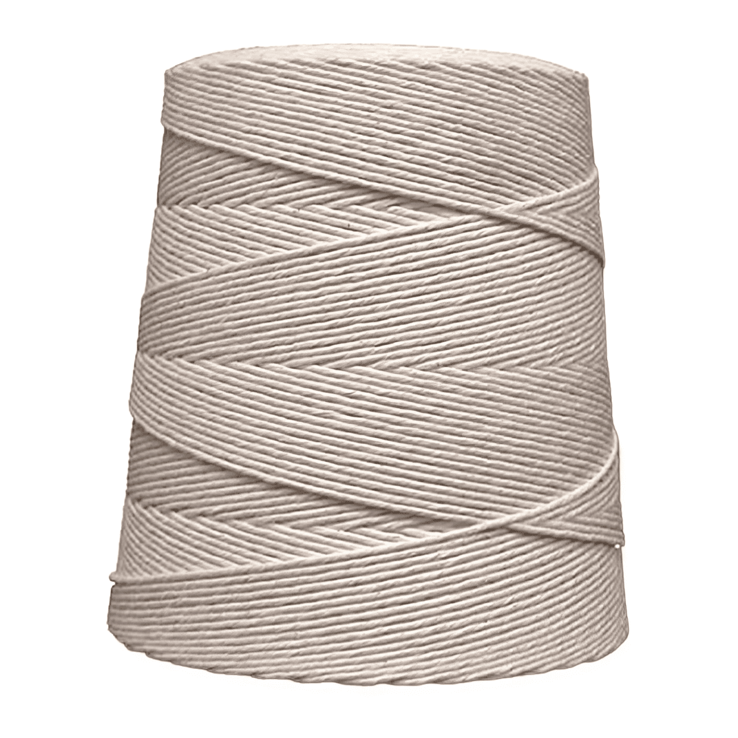Twine 2400 FT 2 LB Cotton 16PLY Cone 1/Roll