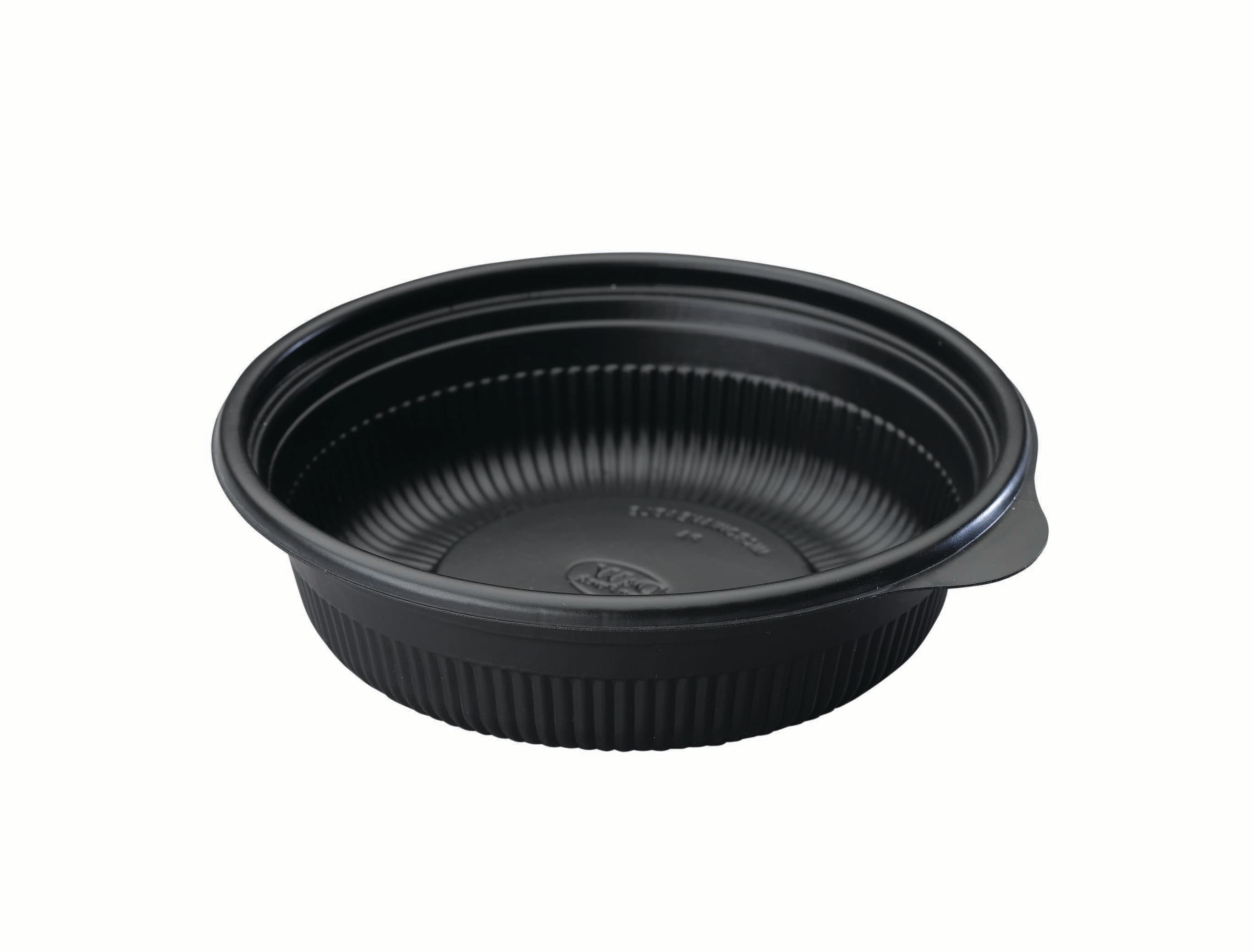 Cruiser Bowl® Bowl Medium (MED) 12 OZ PP Black Round Squat 624/Case