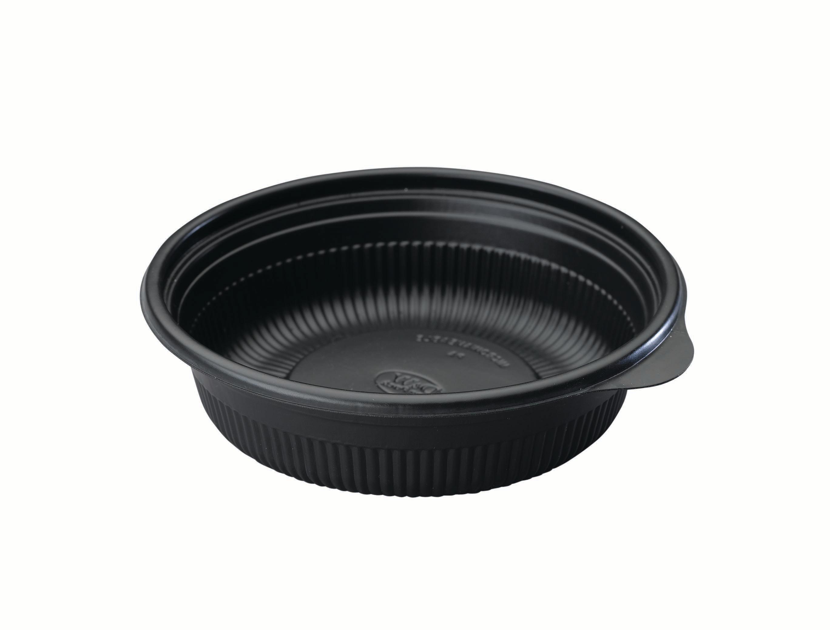 Cruiser Bowl® Bowl Medium (MED) 12 OZ PP Black Round Squat 624/Case