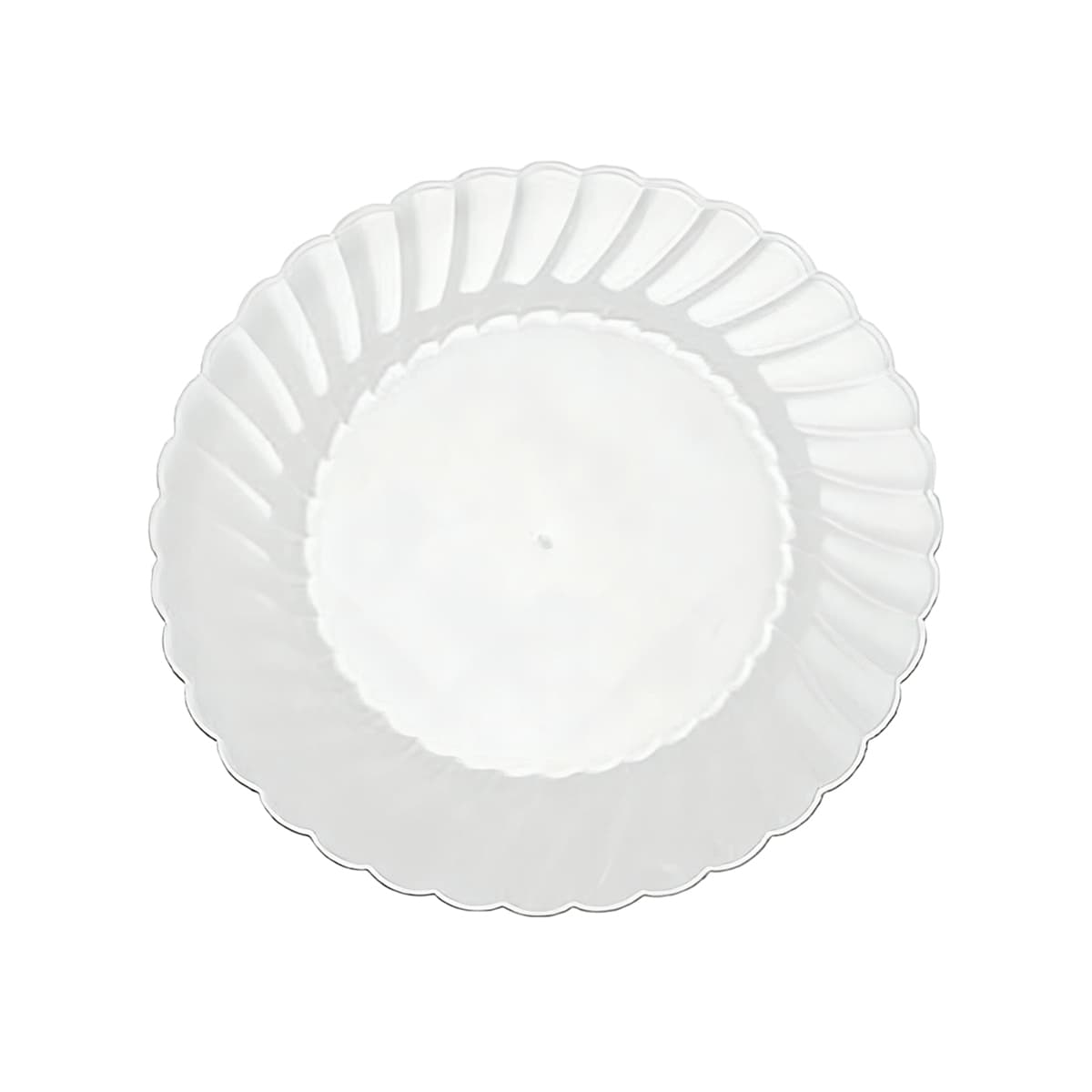 WNA Plate 6 IN Plastic Clear Round 180/Case
