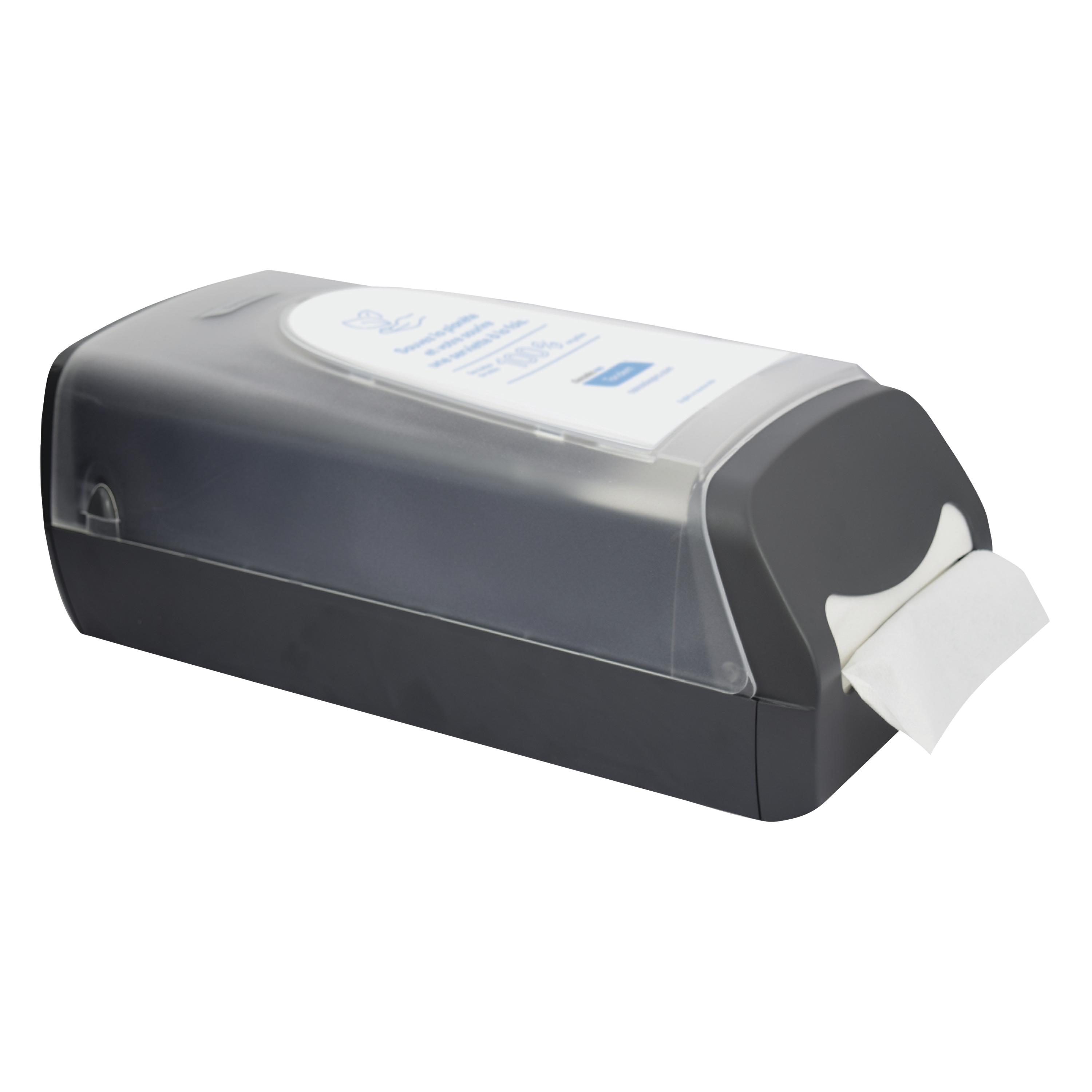 Cascades PRO Tandem® Napkin Dispenser 8.3X16.3X6.5 IN Gray Interfold Countertop 1/Each