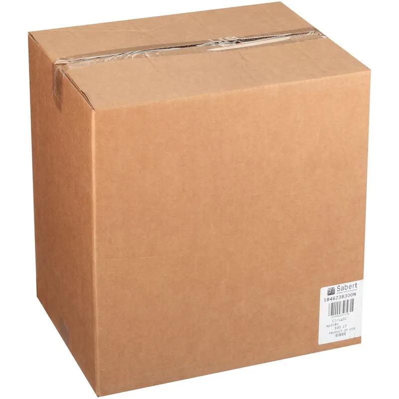 Deli Container Base 26 OZ 3 Compartment PET Clear Square 300/Case