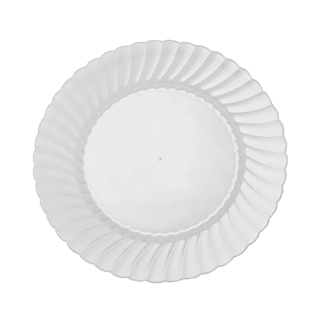 WNA Plate 9 IN Plastic Clear Round 180/Case