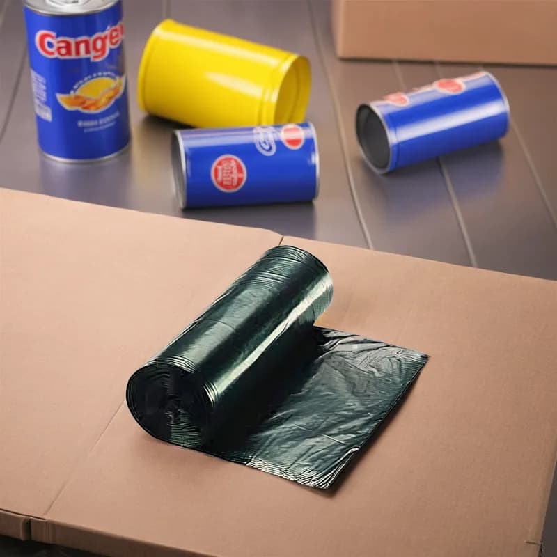 Heritage Accufit® Can Liner 37X50 IN 44 GAL Black LLDPE 0.9MIL 20 Count/Pack 5 Packs/Case 100 Count/Case