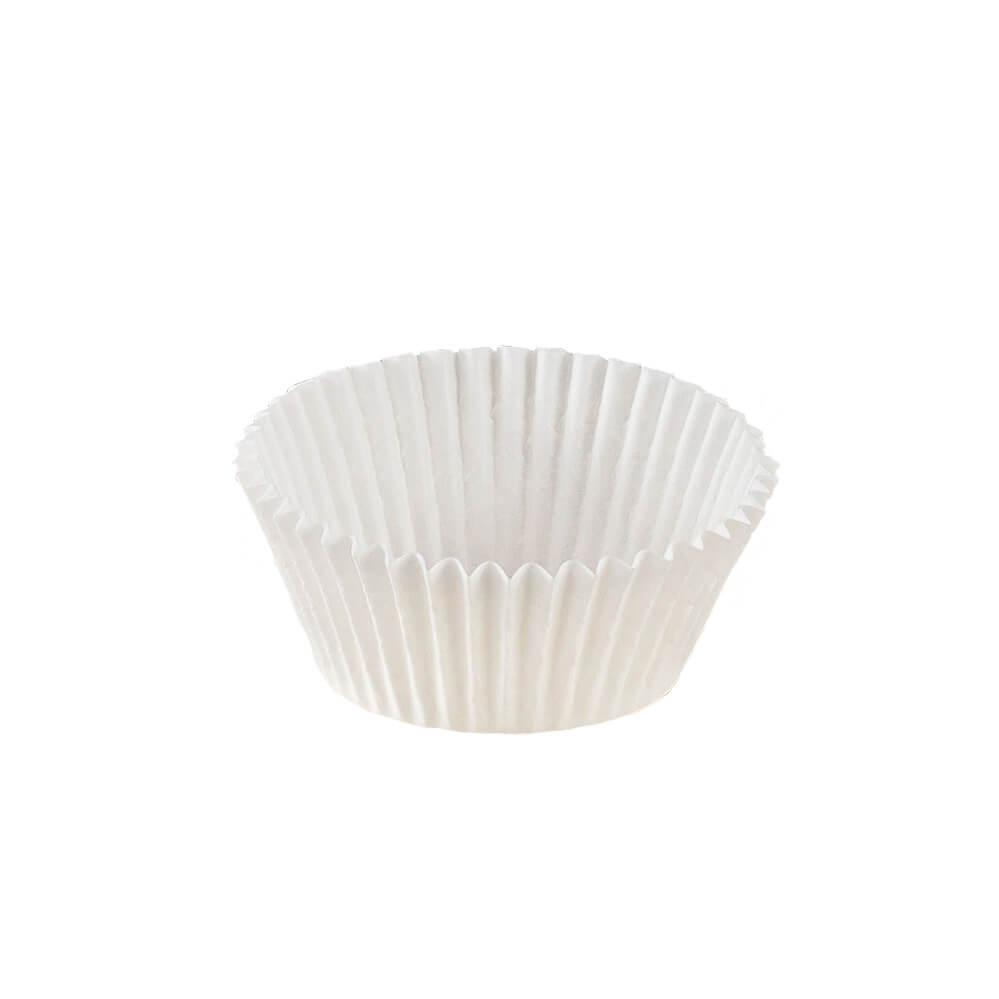 Baking Cup 2X1.25 IN White Greaseproof 20500/Case