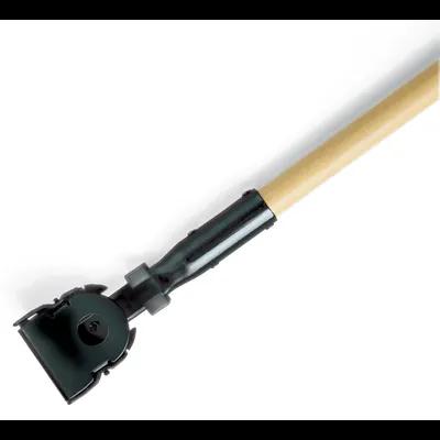 Mop Handle 60IN Natural Black Snap-On Swivel 1/Each