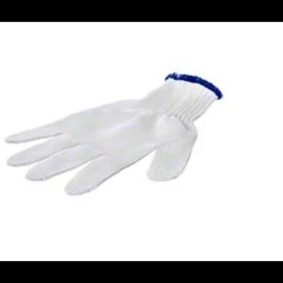 San Jamar Gloves Large (LG) White Cut Resistant Cotton 1/Each
