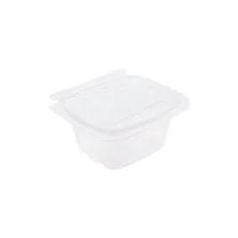 CrisPak Pro-Lok Deli Container Hinged With Flat Lid 24 OZ PET Clear Rectangle 200/Case