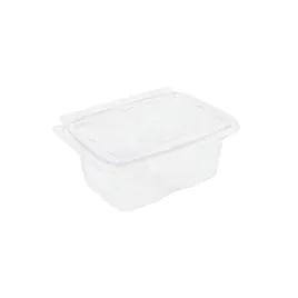 CrisPak Pro-Lok Deli Container Hinged With Flat Lid 32 OZ PET Clear Rectangle Tamper-Evident 200/Case