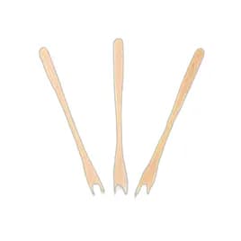 Cocktail Tasting Fork 5.5 IN Wood Kraft 8000/Case