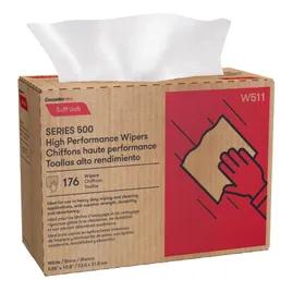 Cascades PRO Cleaning Wipe 9.25X12.5 IN PP White Multifold High Performance Pop-Up 1760/Case