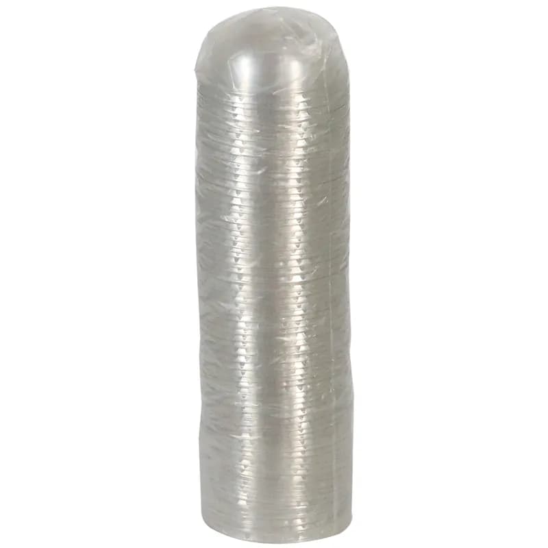 EarthChoice® Lid High Dome 3.9X1.8 IN RPET Clear For 12-16-24 OZ Ice Cream Container No Hole 900/Case