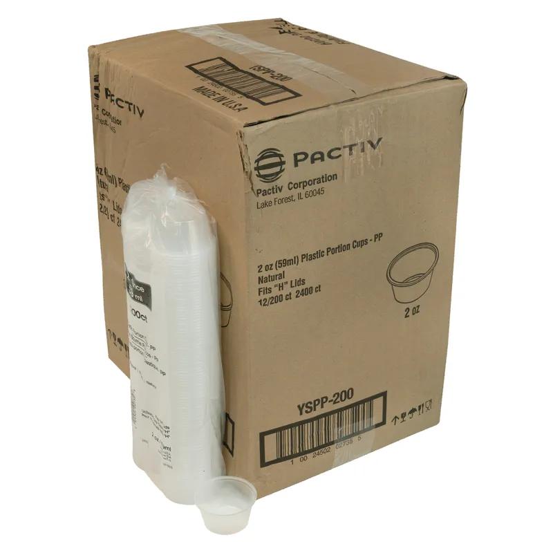 Souffle & Portion Cup 2 OZ PP Clear 2400/Case