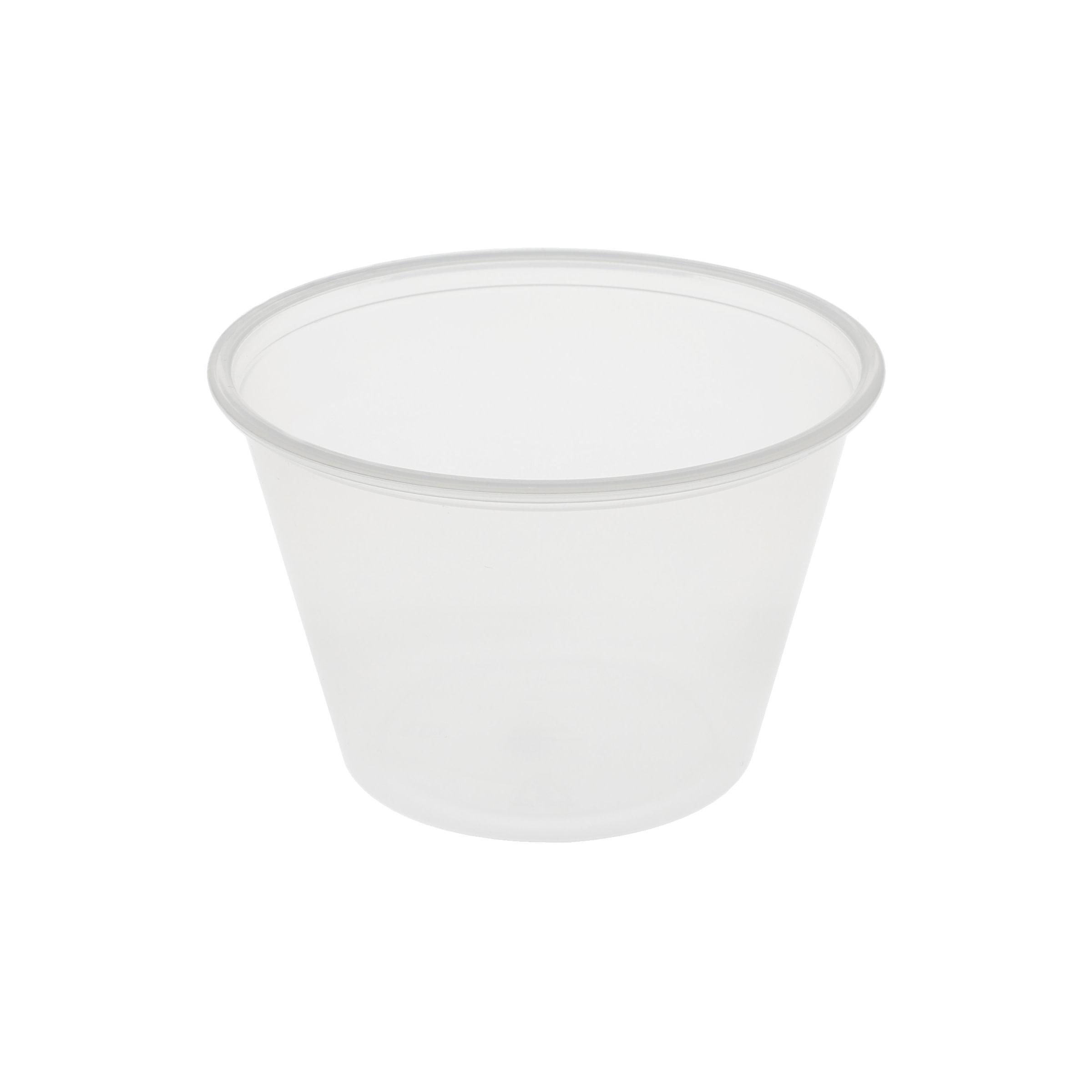Souffle & Portion Cup 4 OZ PP Clear Microwave Safe 2400/Case